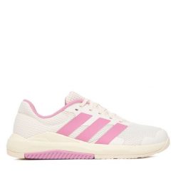 Buty na siłownię adidas. Białe buty sportowe na co dzień damskie Adidas, bez wzorów, na fitness i siłownię. Za 279.99 zł.