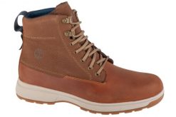 Trapery męskie, Atwells Ave WP Boot. Brązowe buty zimowe męskie Timberland, z materiału, bez zapięcia. Za 549.99 zł.