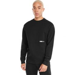 Bluza męskie Puma Rad Cal Crew. Czarne bluzy z kapturem męskie Puma, m, z bawełny. Za 290.00 zł.