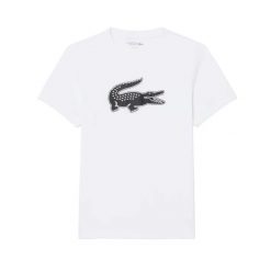 T-shirt Lacoste Core Performance Th2042. Białe t-shirty damskie Lacoste, xs, bez wzorów, z jersey, bez kołnierzyka. Za 278.15 zł.