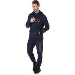 Bluza z kapturem Asics OTH. Niebieskie bluzy z kapturem męskie Asics, m. Za 310.00 zł.