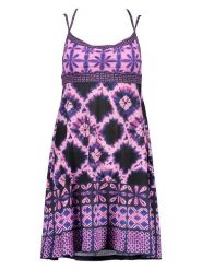 Crazy Sukienka w kolorze fioletowo-czarnym rozmiar: M. Różowe sukienki damskie Crazy, na co dzień, m, bez wzorów, bez kołnierzyka, bez ramiączek, midi, proste. Za 118.28 zł.