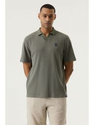 Garcia Koszulka polo w kolorze khaki rozmiar: M. Brązowe koszulki polo męskie Garcia, m, bez wzorów, bez ramiączek. Za 91.99 zł.