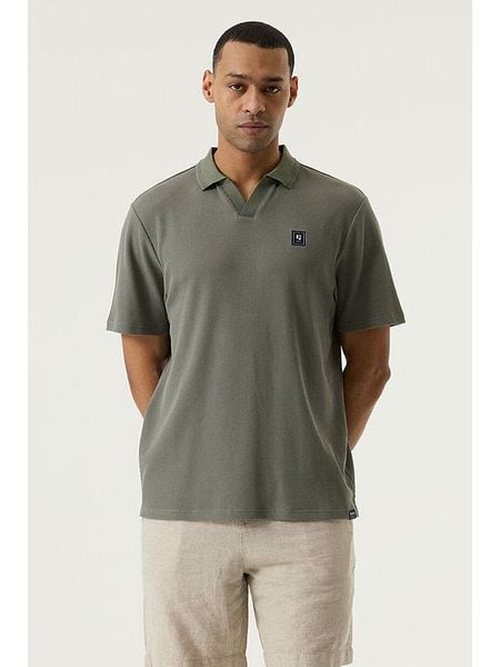 Garcia Koszulka polo w kolorze khaki rozmiar: M. Brązowe koszulki polo męskie Garcia, m, bez wzorów, bez ramiączek. Za 91.99 zł.