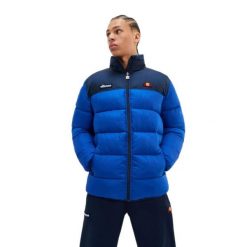 Kurtka ocieplana męska Ellesse Caloroso Padded. Niebieskie kurtki męskie Ellesse, l, bez wzorów, bez kaptura. Za 329.99 zł.