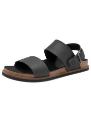 Timberland Skórzane sandały "Amalfi Vibes" w kolorze czarnym rozmiar: 45. Czarne sandały męskie Timberland, z otwartym noskiem, bez zapięcia. Za 250.35 zł.