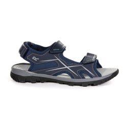Sandały Męskie Kota Drift. Niebieskie sandały męskie Regatta, bez zapięcia. Za 133.99 zł.
