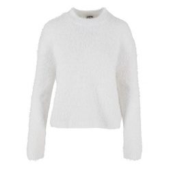 Kurtka z wysokim kołnierzem puchowa dla kobiet Urban Classics. Białe kurtki damskie Urban Classics, na zimę, l, bez wzorów, z puchu, bez kaptura. Za 196.65 zł.