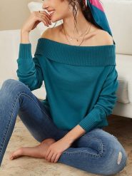 LA Angels Sweter w kolorze turkusowym rozmiar: M. Niebieskie swetry klasyczne damskie LA Angels, m, bez kołnierzyka. Za 160.96 zł.