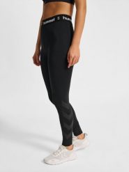 Damskie legginsy Hummel Pulse. Czarne legginsy damskie HUMMEL, xs, bez wzorów, z dzianiny. Za 164.00 zł.