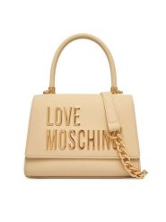 LOVE MOSCHINO Torebka JC4024PP1OKD0129 Beżowy. Brązowe torebki klasyczne damskie Love Moschino, bez wzorów, ze skóry, bez dodatków. Za 1,009.00 zł.