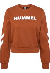 Bluza dla kobiet Hummel Legacy. Brązowe bluzy z kapturem damskie HUMMEL, na zimę, xs, z bawełny. Za 183.00 zł.