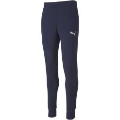 Spodnie Puma teamGOAL 23, Mężczyźni. Niebieskie spodnie sportowe męskie Puma, z bawełny. Za 171.00 zł.