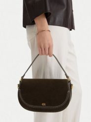 GINO ROSSI Torebka EO-LUIZA Brązowy. Brązowe torebki klasyczne damskie Gino Rossi, bez wzorów, ze skóry, bez dodatków. Za 269.99 zł.