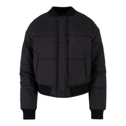Damska kurtka puchowa Urban Classics. Czarne kurtki damskie Urban Classics, m, bez wzorów, z materiału, bez kaptura. Za 307.00 zł.