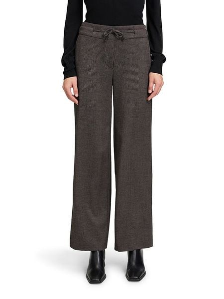 BETTY & CO Spodnie w kolorze szarobrązowo-czarnym rozmiar: 44. Czarne spodnie materiałowe damskie Betty & Co., bez wzorów, z materiału. Za 143.90 zł.