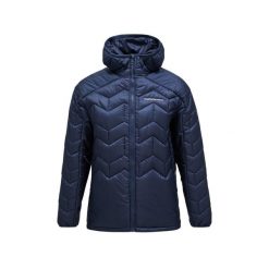 Kurtka Peak Performance męska Elevate Liner Hood granatowa. Niebieskie kurtki męskie Peak Performance, na zimę, m, bez wzorów, wakacyjne, bez kaptura. Za 930.20 zł.