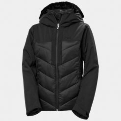Kurtka narciarska damska Helly Hansen W Bellissimo. Czarne kurtki damskie Helly Hansen, xl, bez wzorów, bez kaptura, narciarskie. W wyprzedaży za 1,219.00 zł.