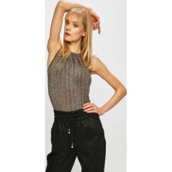 Morgan - Top. Zielone topy damskie Morgan, s, bez wzorów, z dzianiny, bez kołnierzyka. W wyprzedaży za 119.90 zł.