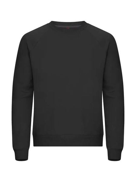 Clique Miami PRO Roundneck bluza z bawełny i poliestru z recyklingu - Czarny. Czarne bluzy bez kaptura męskie CLIQUE, xl, z bawełny. Za 191.75 zł.