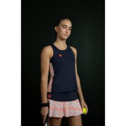 Koszulka CANTAL TOP | Lekka, oddychająca i szybkoschnąca do gry w padla. Niebieskie t-shirty damskie IZAS, bez wzorów, z materiału, bez kołnierzyka. Za 160.83 zł.