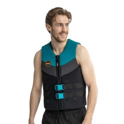 Kamizelka ratunkowa z neoprenu Jobe Sports. Niebieskie kamizelki męskie JOBE, z neoprenu. Za 449.50 zł.
