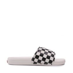 Klapki Vans. Białe klapki damskie Vans, bez wzorów, bez obcasa. Za 99.99 zł.