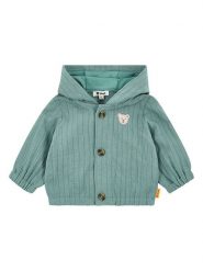 Steiff Bluza w kolorze zielonym rozmiar: 86. Zielone bluzy i bluzki niemowlęce Steiff, bez wzorów, z bawełny, bez ramiączek, bez kaptura. Za 119.95 zł.