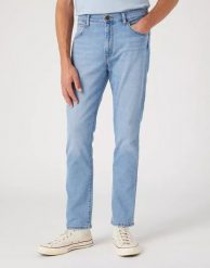 WRANGLER LARSTON MĘSKIE SPODNIE JEANSOWE JEANSY THE GRINGO W18S84Z95 112330753. Białe jeansy męskie Wrangler, na lato. Za 229.99 zł.