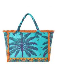 BLE Shopper bag w kolorze turkusowym - 43 x 30 x 20 cm rozmiar: onesize. Niebieskie shopper bag damskie BLE, bez wzorów, z materiału, na ramię, bez dodatków. Za 102.89 zł.