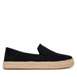 Espadryle Toms. Czarne espadryle damskie Toms, bez wzorów, bez obcasa. Za 349.99 zł.