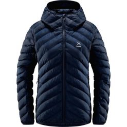 Damska kurtka puchowa Haglöfs Särna Mimic. Niebieskie kurtki damskie Haglöfs, s, bez wzorów, z puchu, z kapturem. W wyprzedaży za 688.50 zł.