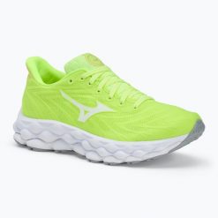 Buty do biegania damskie Mizuno Wave Sky 8 mizuno neo lime/white/pristine. Zielone obuwie do biegania damskie Mizuno, mizuno wave. Za 369.99 zł.