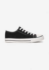 Czarno-Białe Trampki Vividenah. Czarne trampki i tenisówki męskie Born2be, bez wzorów, bez zapięcia. Za 39.99 zł.