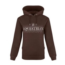 Bluza z motywem jeździeckim JD ATTACK Cindy. Brązowe bluzy bez kaptura damskie JD ATTACK, l, z bawełny. Za 229.00 zł.