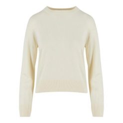 Bluza Damska Dzianinowa Z Okrągłym Dekoltem. Brązowe bluzy bez kaptura damskie Urban Classics, xl, z dzianiny. Za 169.99 zł.