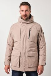 Męska Kurtka funkcyjna outdoor wodoodporna wiatroszczelna kaptur. Brązowe kurtki outdoor męskie JAY-PI, m, bez wzorów, z materiału, z kapturem. Za 639.99 zł.