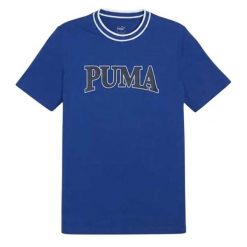 T-shirt Męski Squad. Niebieskie t-shirty męskie Puma, m, bez wzorów, bez kołnierzyka. Za 119.99 zł.
