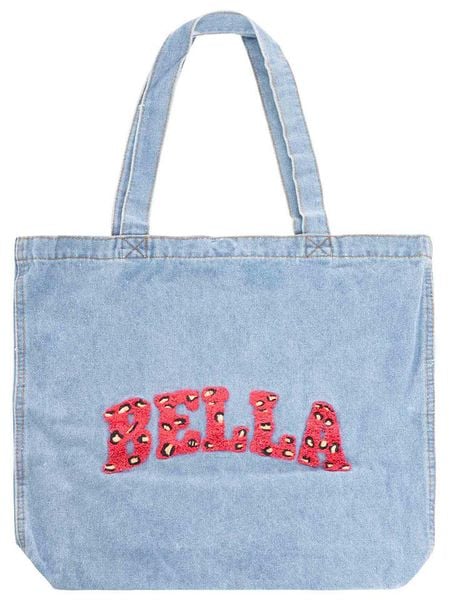 Zwillingsherz Shopper bag "Bella" w kolorze błękitnym - 42 x 40 cm rozmiar: onesize. Niebieskie shopper bag damskie Zwillingsherz, bez wzorów, z materiału, na ramię, bez dodatków. Za 126.75 zł.