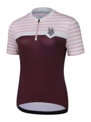 Protective Koszulka kolarska w kolorze czerwono-jasnoróżowym rozmiar: 48. Czerwone bluzki sportowe damskie Protective, z materiału, bez kołnierzyka, bez ramiączek. Za 146.95 zł.