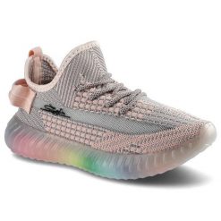 Różowe Sneakersy Artiker Damskie Lekkie Półbuty. Czerwone półbuty damskie Artiker, bez wzorów, ze skóry ekologicznej, bez obcasa, na platformie. Za 99.99 zł.