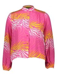 Miss goodlife Bluzka w kolorze różowo-żółtym rozmiar: L. Różowe bluzki damskie miss goodlife, l, bez wzorów, z wiskozy, bez kołnierzyka, bez ramiączek. Za 143.90 zł.