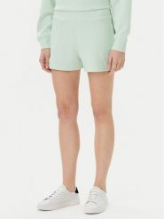 Guess Szorty sportowe V5GD19 KC3D2 Zielony Relaxed Fit. Zielone spodenki sportowe damskie Guess, xs, z syntetyku. Za 109.99 zł.