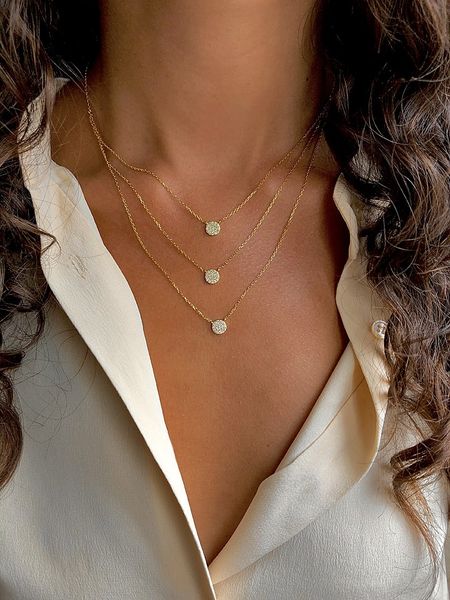 DI GIORGIO Pozłacany naszyjnik z elementami ozdobnymi - dł. 39 cm rozmiar: onesize. Żółte naszyjniki damskie DI GIORGIO, pozłacane. Za 154.07 zł.