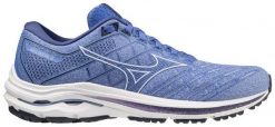 Buty do biegania damskie Mizuno Wave Inspire 18 amparo blue/white/deep cobalt. Niebieskie obuwie do biegania damskie Mizuno, mizuno wave. Za 269.99 zł.