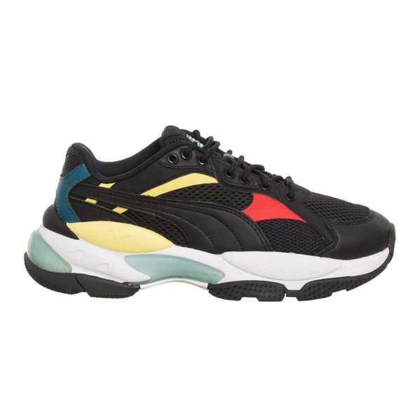 PUMA LQD Cell Epsilon ZLN 0784 — Unisex buty sportowe. Czerwone buty sportowe na co dzień damskie Puma, bez wzorów, ze skóry. Za 357.99 zł.