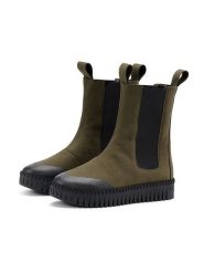 Ilse Jacobsen Sztyblety w kolorze khaki rozmiar: 37. Brązowe botki damskie Ilse Jacobsen, sportowe, bez obcasa, bez zapięcia. Za 100.04 zł.