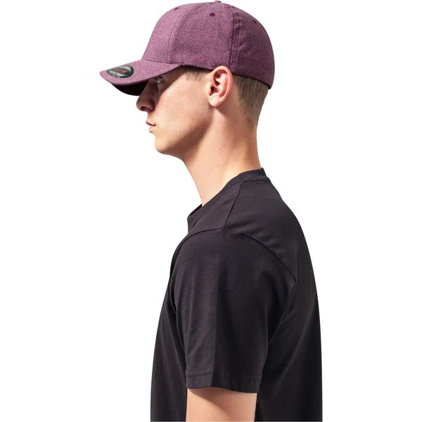 Czapka Flexfit Melange. Czerwone czapki męskie FLEXFIT, bez wzorów, z elastanu, sportowe. Za 136.00 zł.