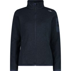 Bluza polarowa damska CMP Haze Jacket Knitted. Niebieskie bluzy z kapturem damskie CMP, l, z materiału. Za 241.99 zł.