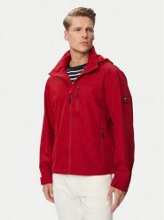 Tommy Hilfiger Kurtka przejściowa MW0MW44299 Czerwony Regular Fit. Czerwone kurtki męskie Tommy Hilfiger, m, bez wzorów, z syntetyku, bez kaptura. Za 949.99 zł.